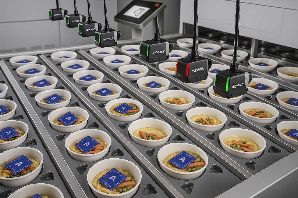 Verificación de cantidad, mezcla y nivel en productos alimentarios