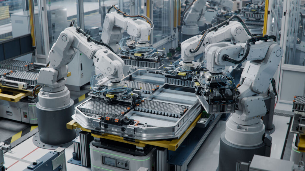 Medición y control dimensional en producción de baterías ev