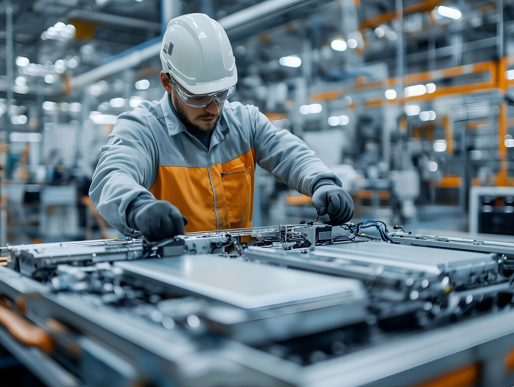 Medición y control dimensional en producción de baterías ev